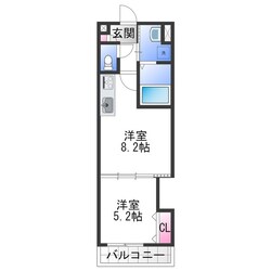 クリエオーレ南新町の物件間取画像